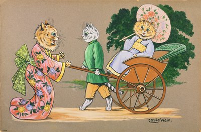 Love at First Sight, c.1902-10 by Louis Wain
